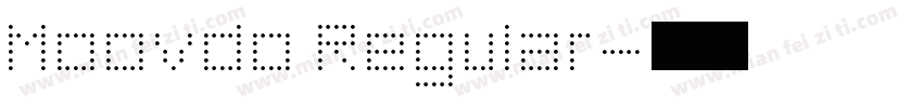 Moovdo Regular字体转换
